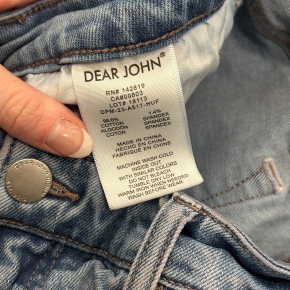 Dear John Classic Blue Straight Leg Jeans - Picture 5 of 6